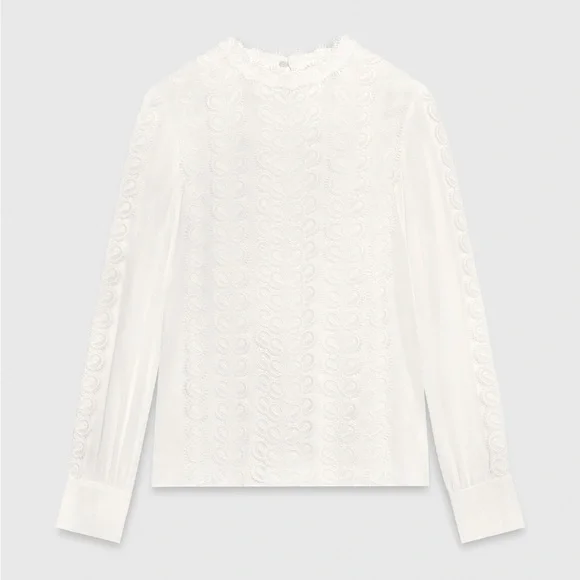 NWT The Fold London Ameria blouse in ivory - Picture 3 of 5